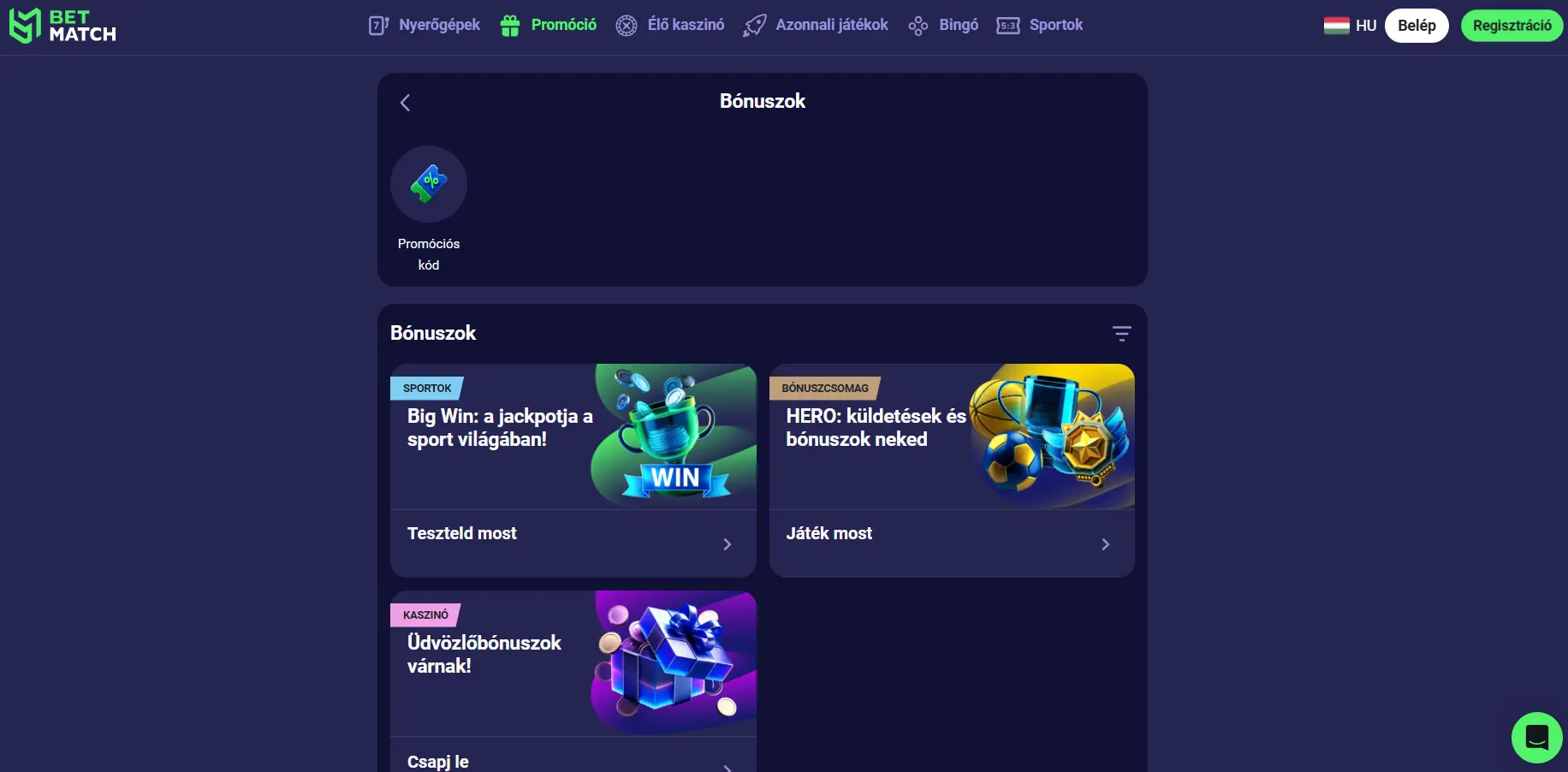 Bet-Match screenshot